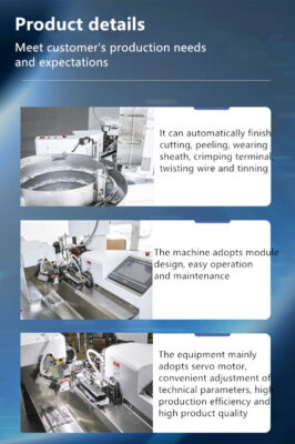 Fully Automatic Terminal Crimping and Housing Insertion Machine